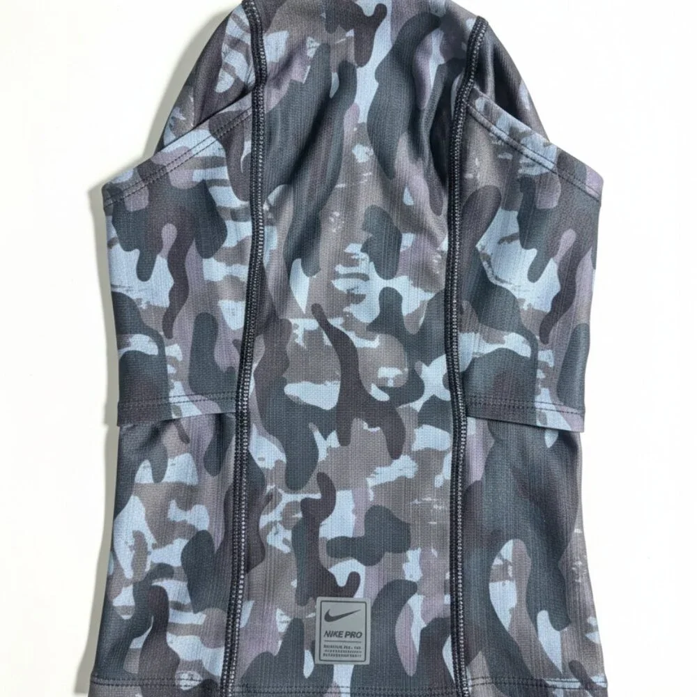 Nike Pro Therma-Fit Hyperwarm Hood Football Gray Camouflage One Size NEW IN BOX